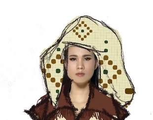 หมวกปีกบาน แบบที่ 2
